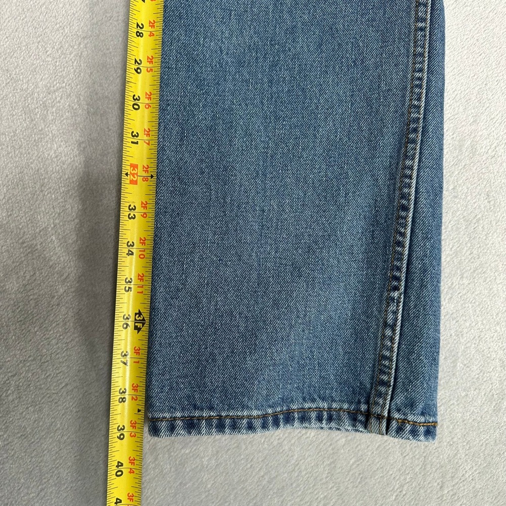 Levi's 505 Jeans Men 36x30 Blue  Straight Fit Medium Wash Denim Pants - Picture 7 of 15